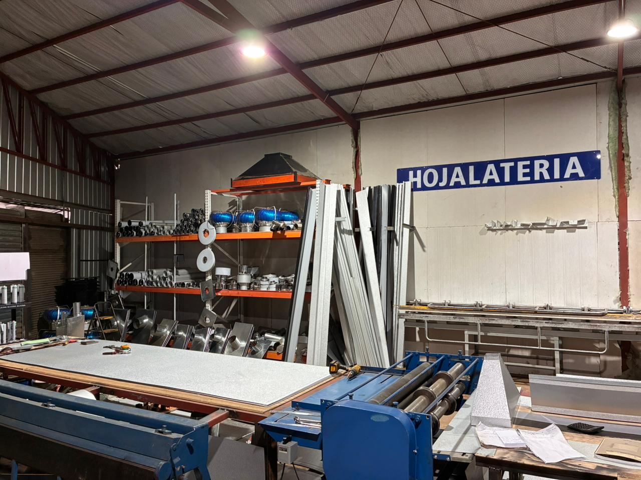 Productos de hojalatería fabricados en taller LTL
